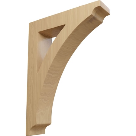 Ekena Millwork 1 3/4"W x 6 1/2"D x 9"H Small Thorton Wood Bracket, Cherry BKTW01X06X09THCH